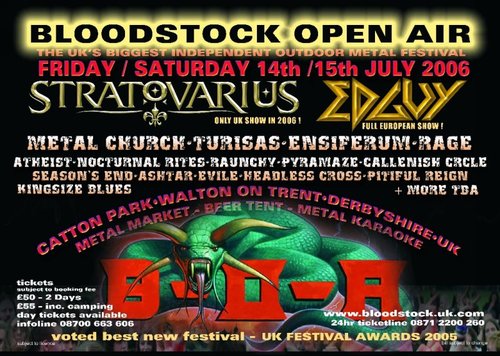Bloodstock Open Air - 14th & 15th July